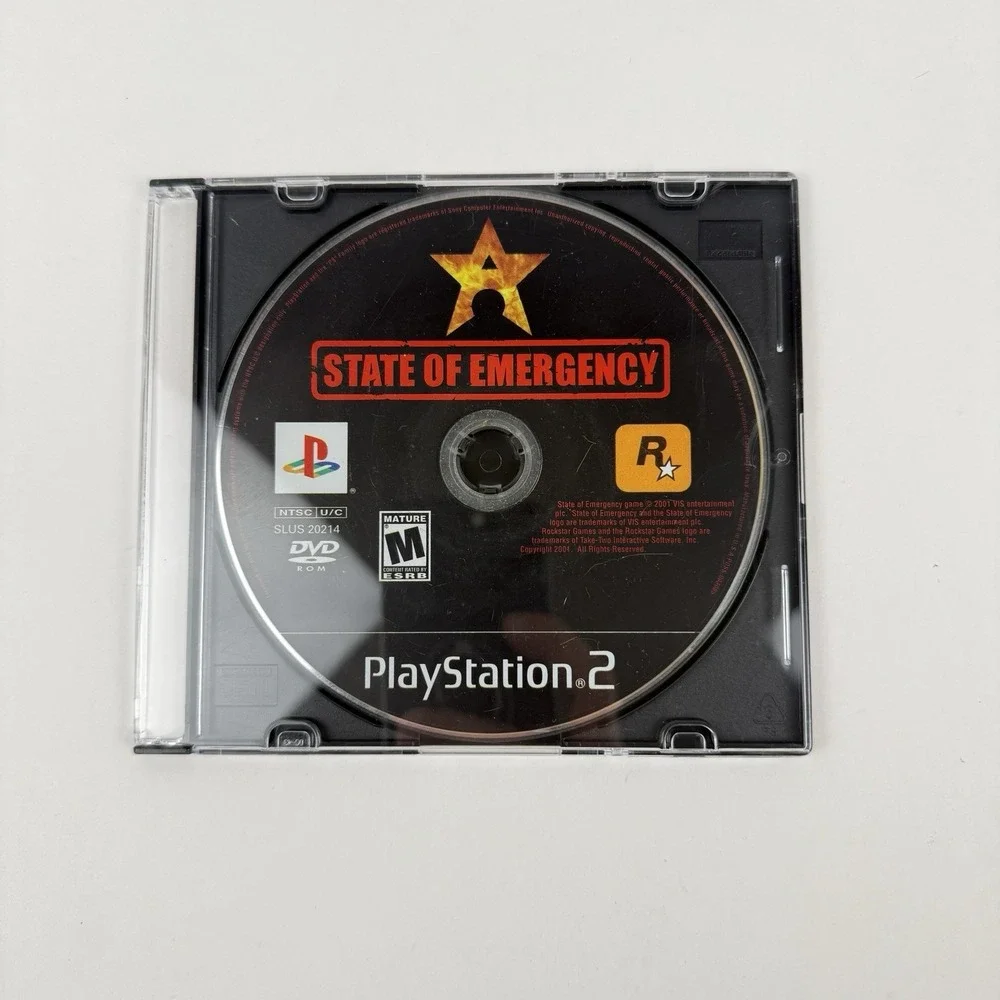 State of Emergency (Sony PlayStation 2 PS2) Disc Only Tested Working